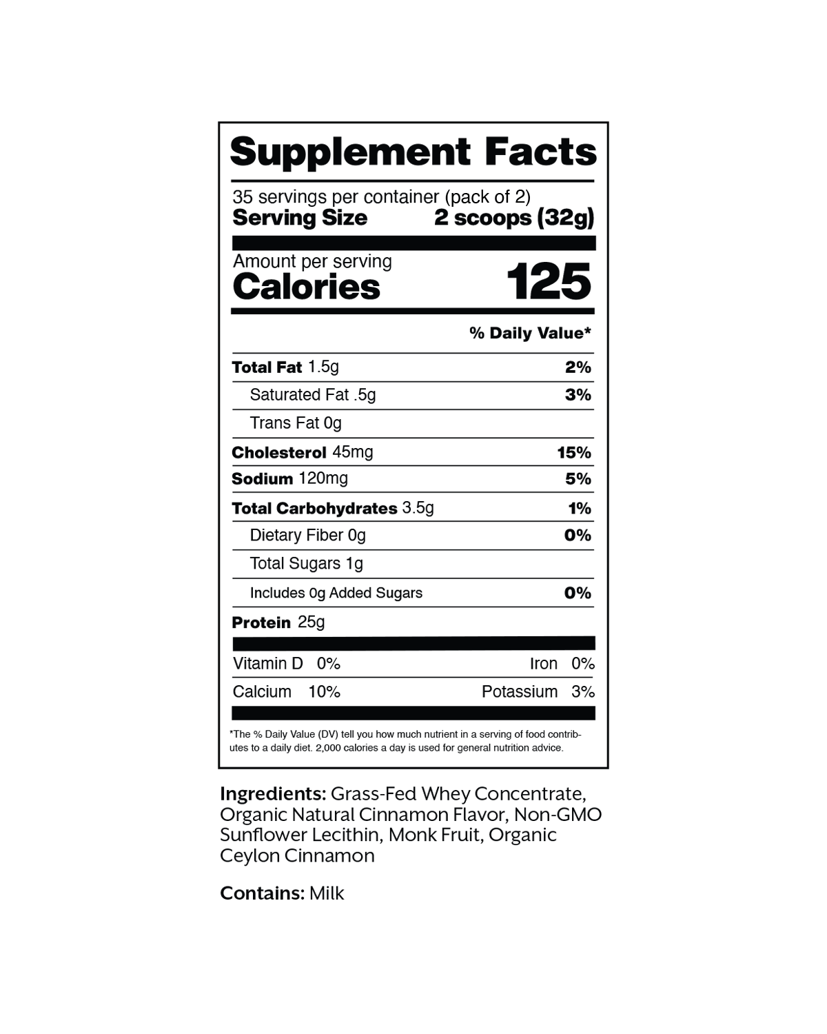 Cinnamon Swirl Whey Protein Powder - Image 7