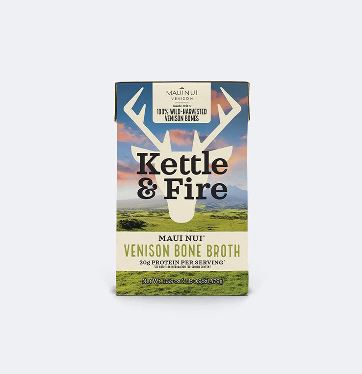 Maui Nui x Kettle & Fire Bone Broth (12 Pack)