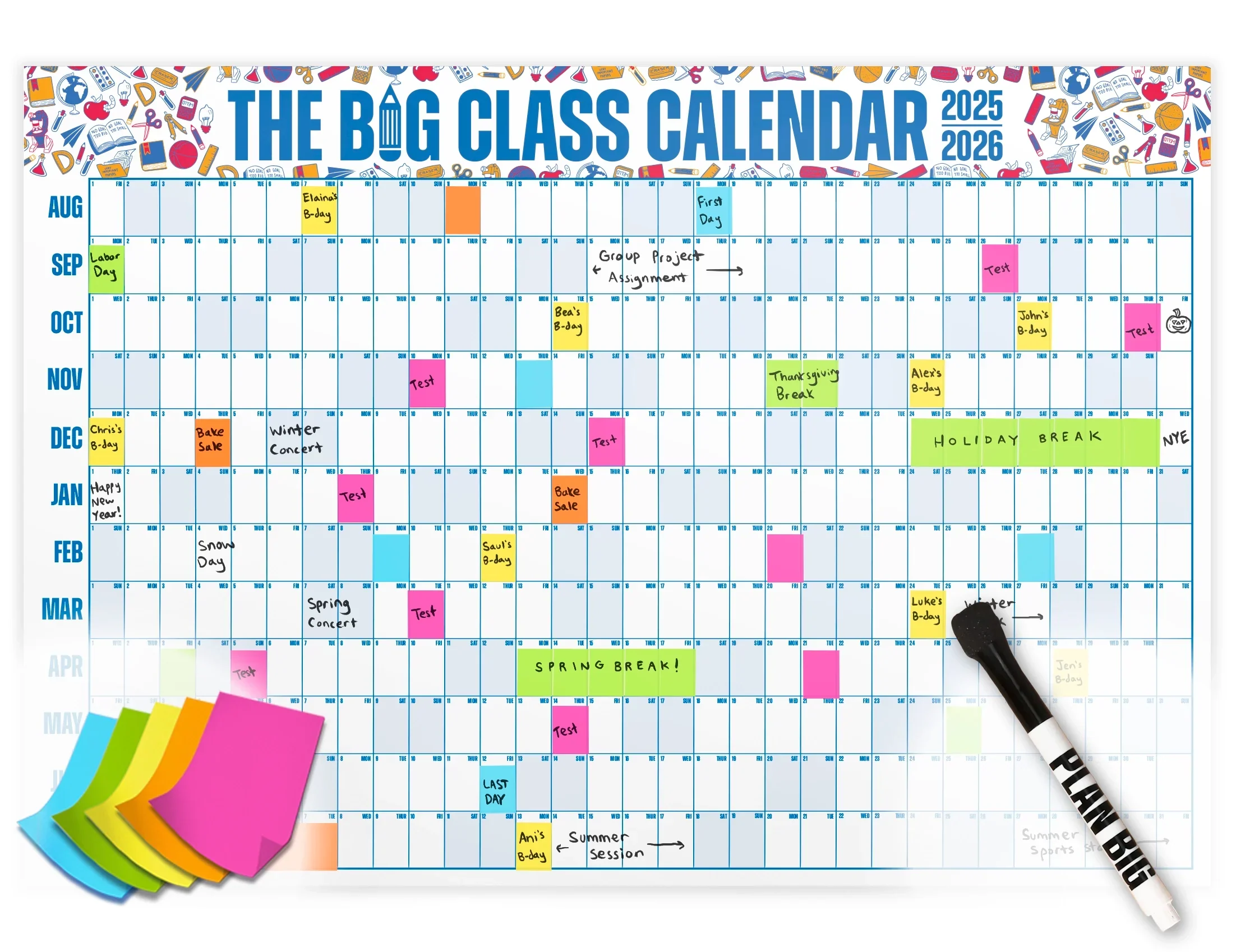 The Big Class Academic Calendar - Image 2