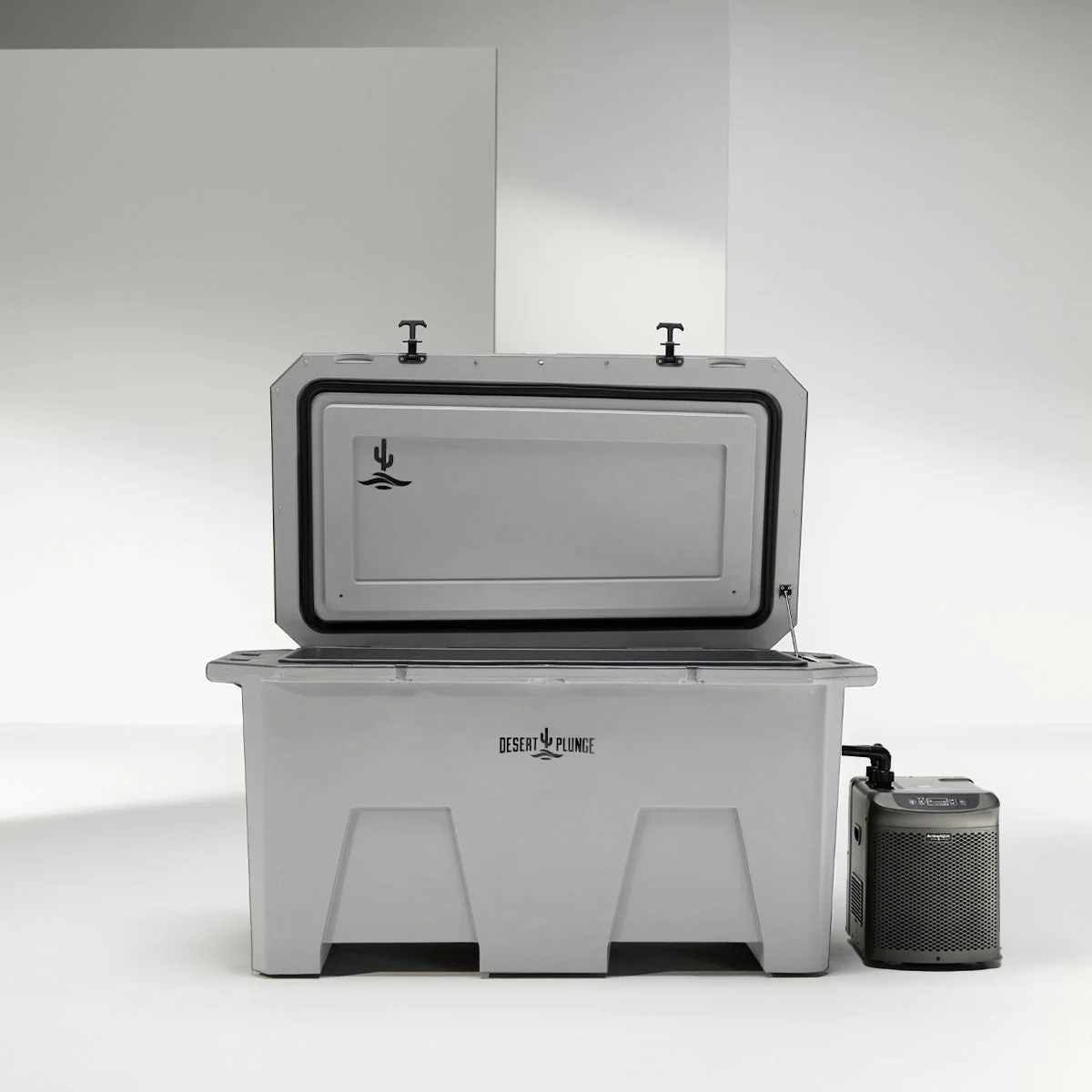 The Desert Plunge Exclusive Cold Plunge Tub - 1/4 horsepower - Gray