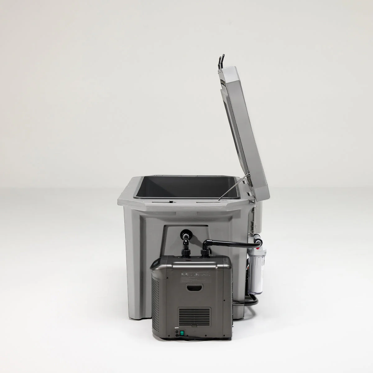 The Desert Plunge Exclusive Cold Plunge Tub - 1/4 horsepower - Gray - Image 4
