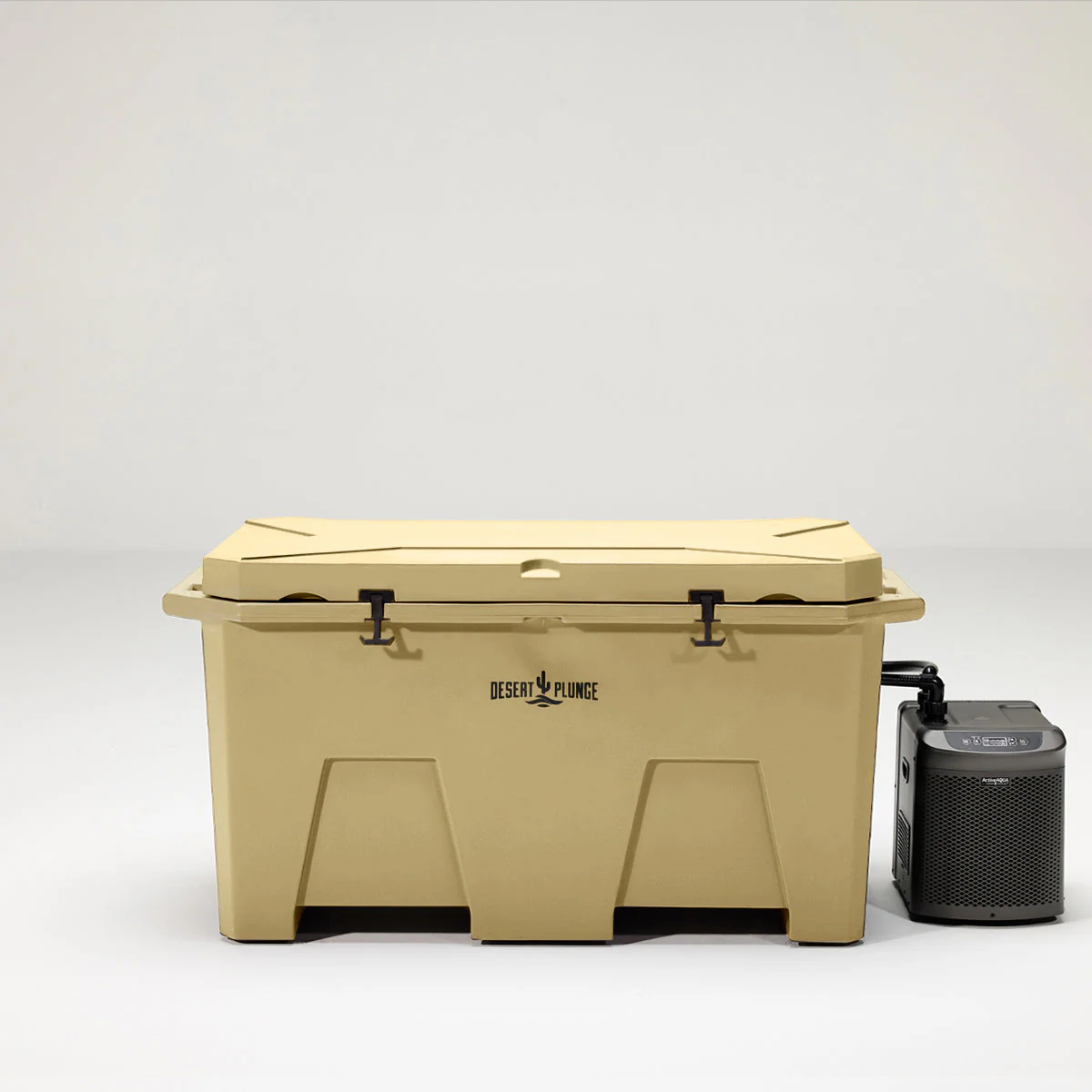 The Desert Plunge Exclusive Cold Plunge Tub - 1/4 horsepower - Tan - Image 2