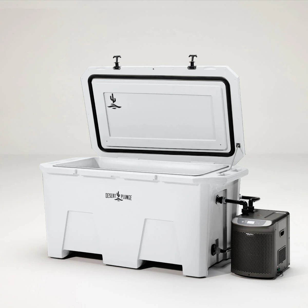 The Desert Plunge Exclusive Cold Plunge Tub - 1/4 horsepower - White - Image 3