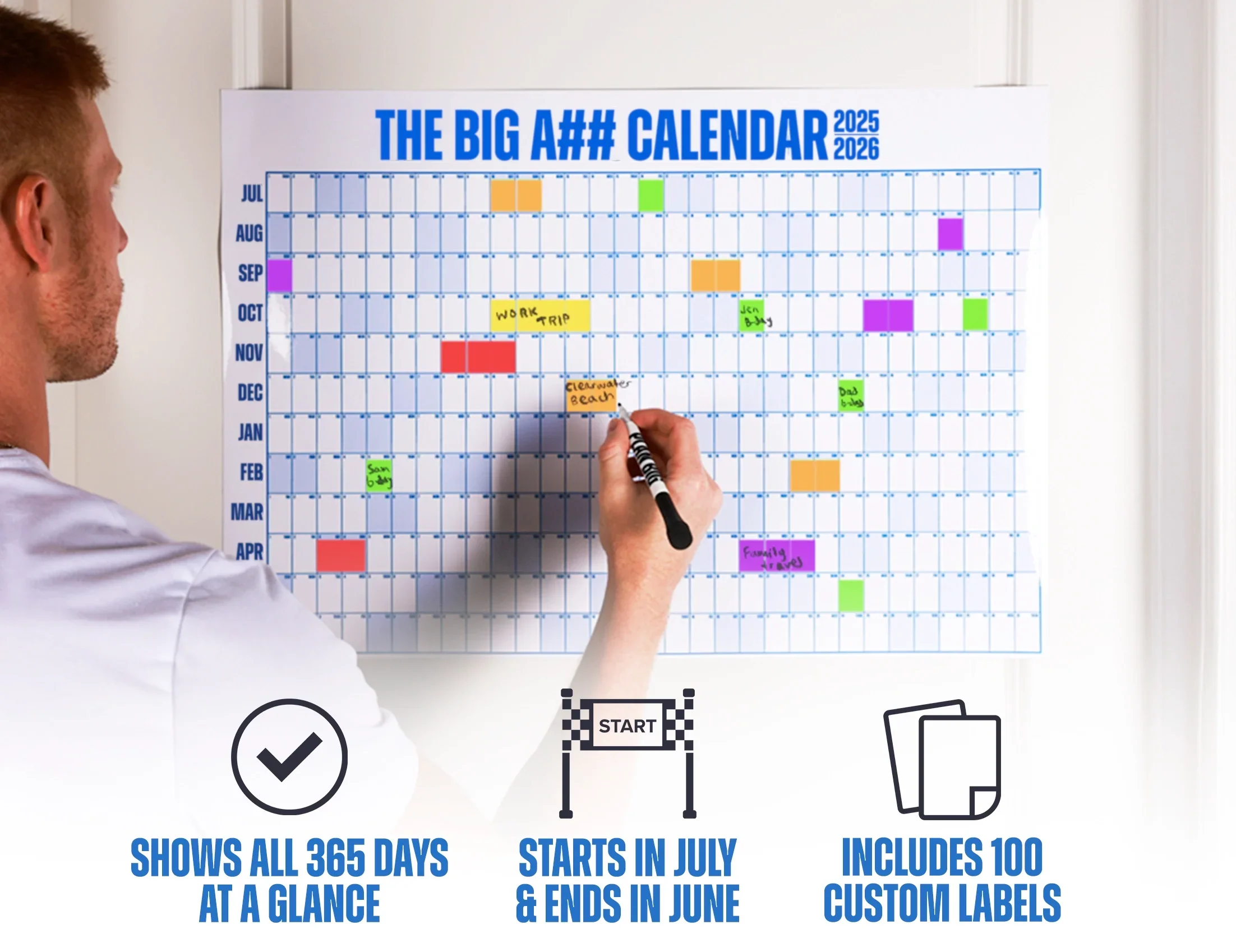 The Mid-Year Big A## Calendar - Door Size - Image 2