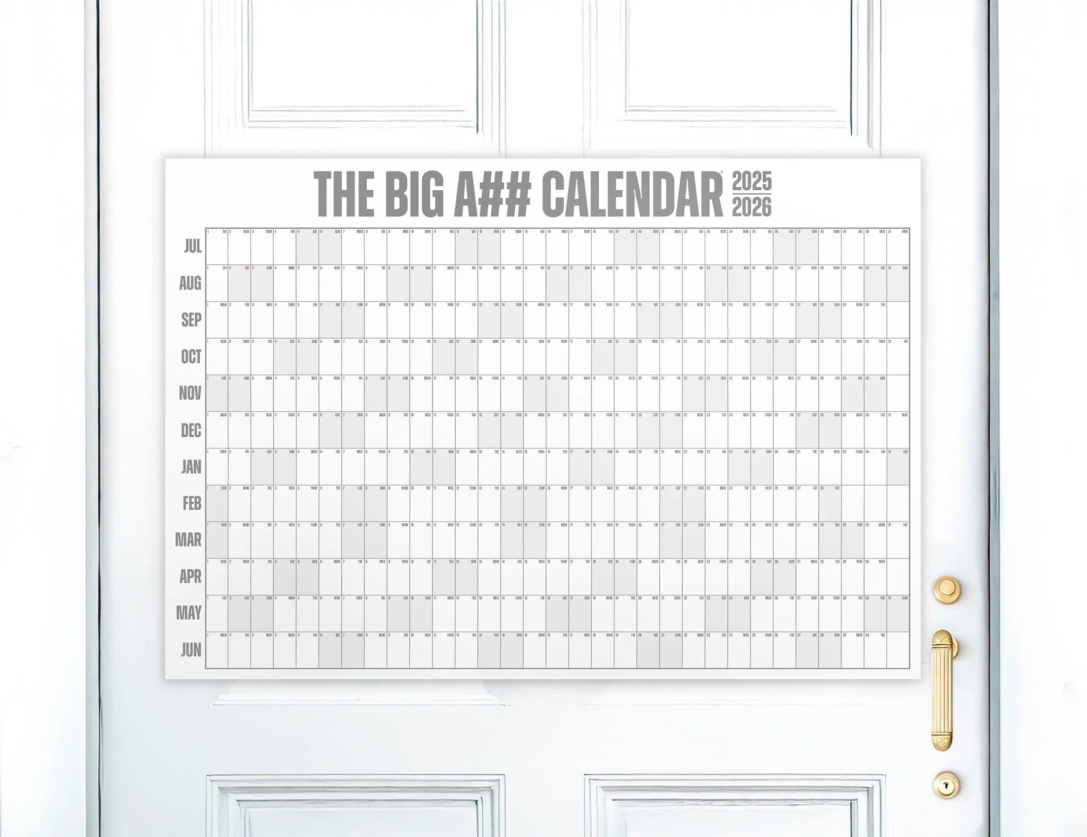 The Mid-Year Big A## Calendar - Door Size - Image 7