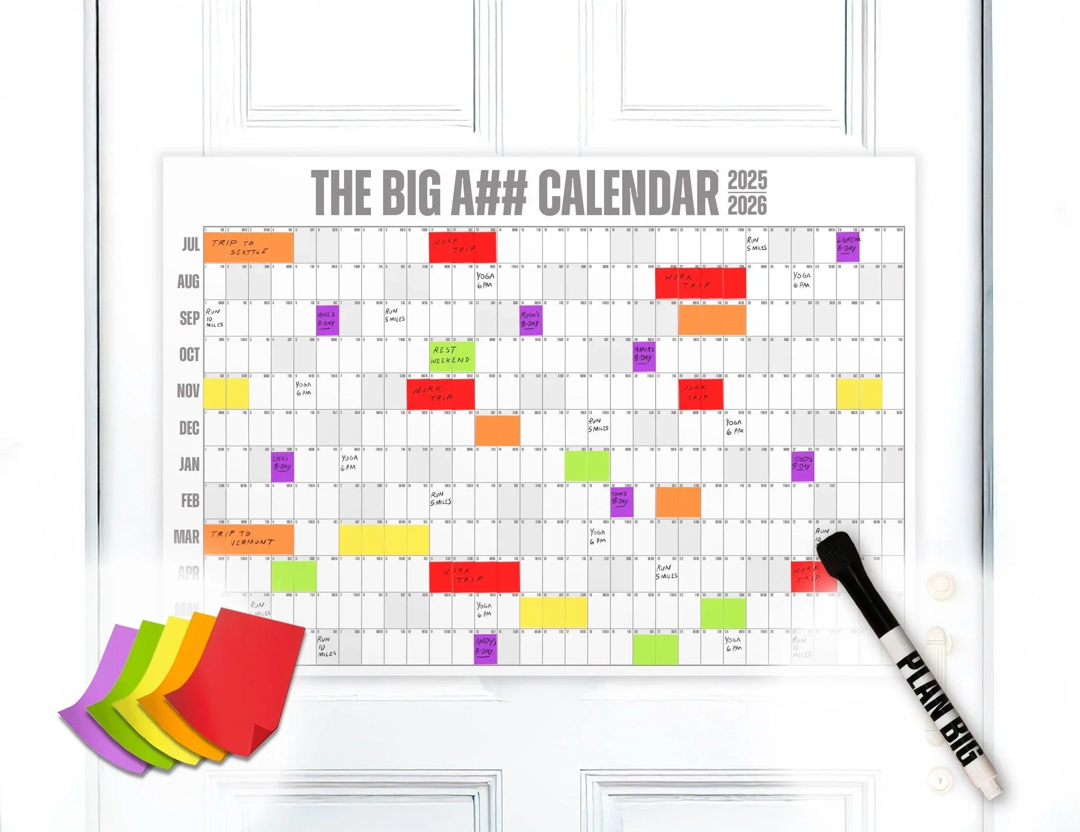 The Mid-Year Big A## Calendar - Door Size - Image 8